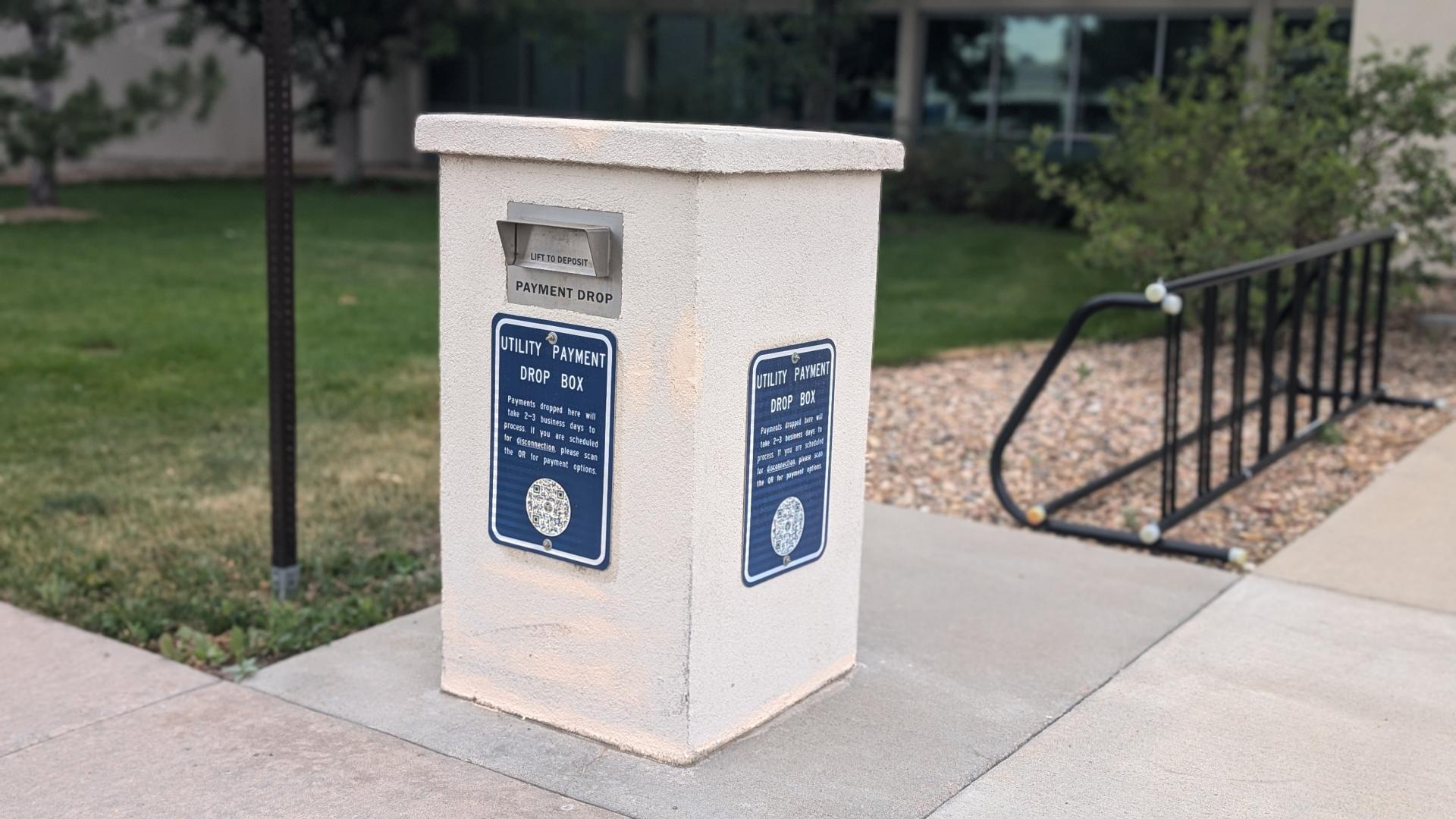 Utility billing drop box