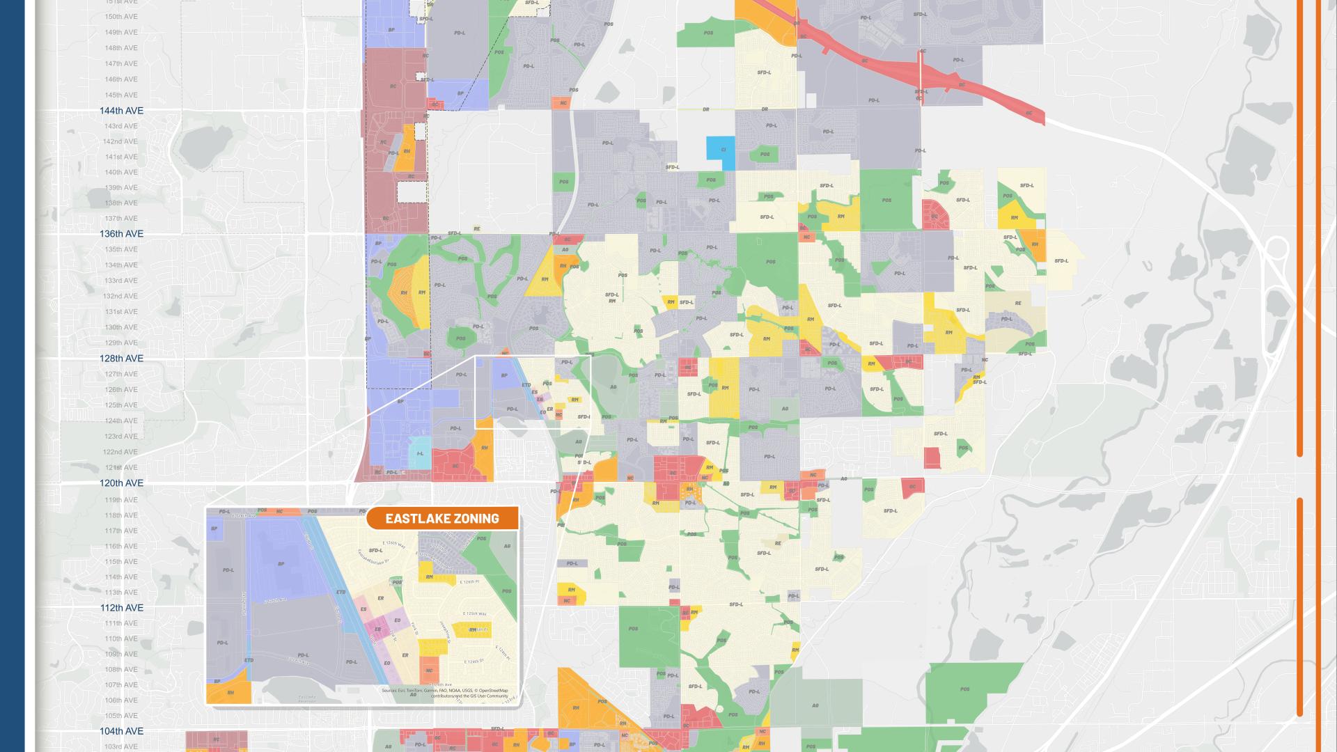 Thornton's zoning map effective September 1, 2025.