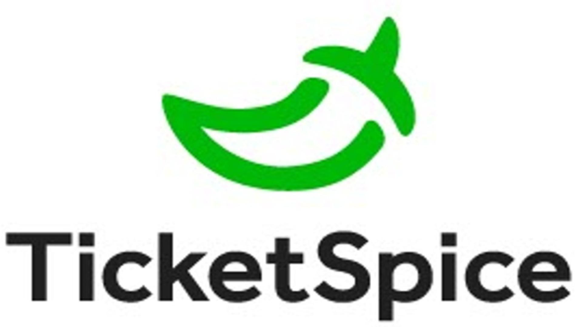 Green chili pepper logo above TicketSpice text