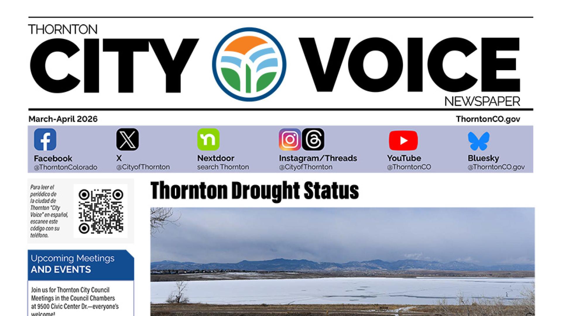 March-April 2026 City Voice Newspaper Front Page