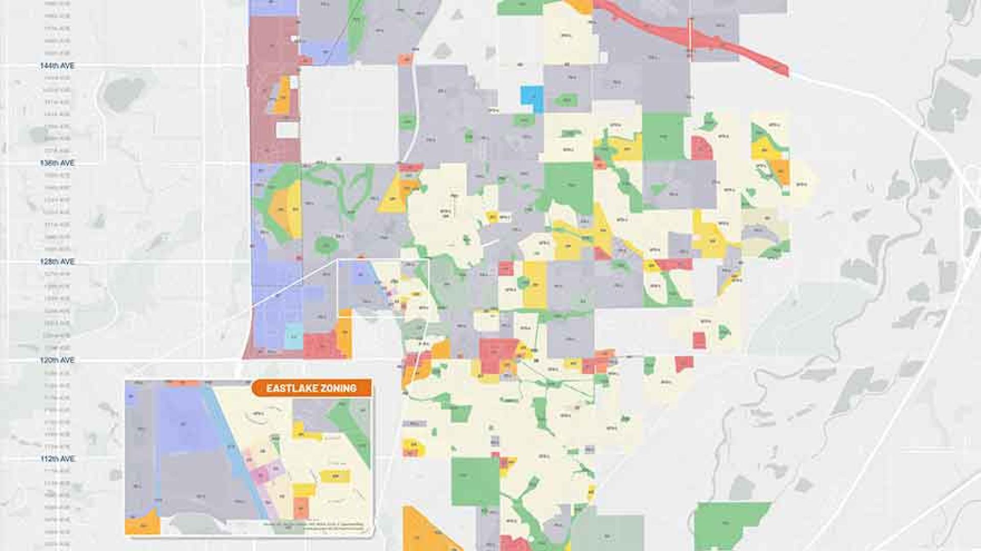 Thornton's zoning map effective September 1, 2025.