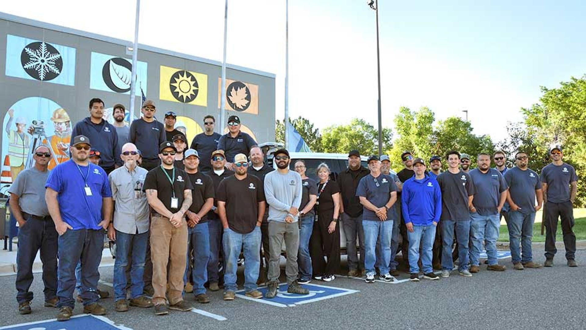 Thornton Utilities Operations team photo.