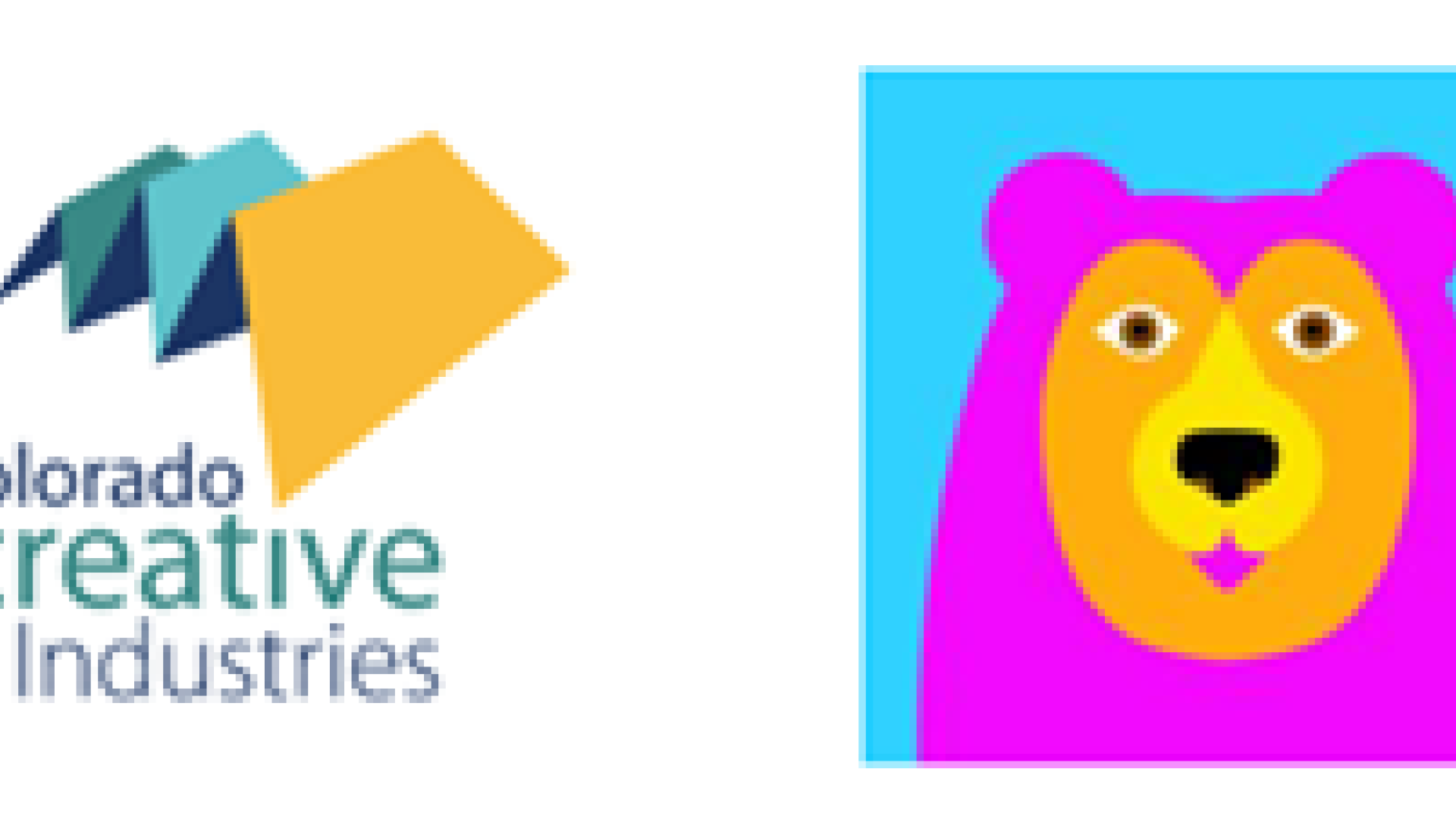 Multicolored logo for Colorado Creative Industries and SCFD
