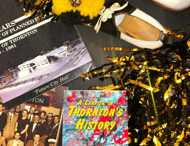 Exhibit items displaying Thornton's 70 year history