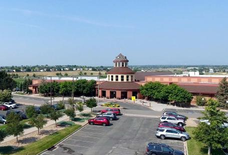 Aeriel View of the Margaret Carptenter Recreation Center.
